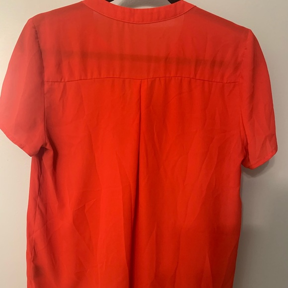 Women’s Sweet Rain Red Sheer Top Medium - Picture 2 of 6